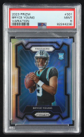 Bryce Young 2023 Panini Prizm Rookie Variations Prizms Silver #301 RC (PSA 9) at PristineAuction.com
