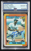 Frank Thomas Signed 1990 Topps #414 RC (PSA | Autograph Grade 10) at PristineAuction.com