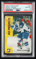 Sidney Crosby 2005-06 ITG Heroes and Prospects #361 RC (PSA 10) at PristineAuction.com