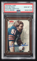 Dick Butkus Signed 2004 Greats of the Game #10 (PSA | Auto Grade 10) at PristineAuction.com