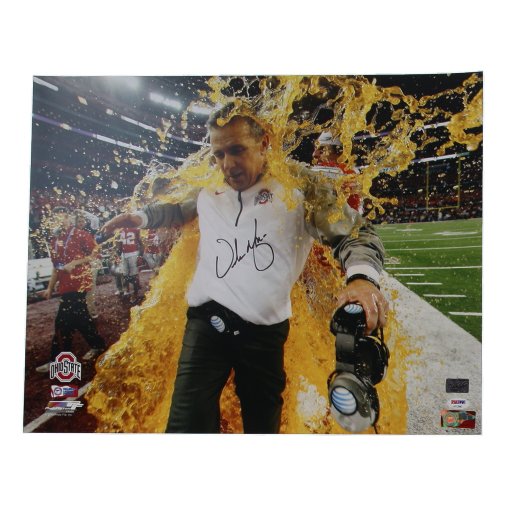 Urban Meyer Signed Ohio State Buckeyes 16x20 Photo (PSA) at PristineAuction.com Urban Meyer Signed Ohio State Buckeyes 16x20 Photo (PSA) at PristineAuction.com