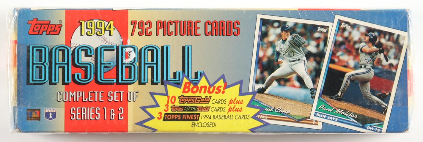 1994 Topps Baseball Complete Set of (792) Baseball Cards with Orlando Miller / Brandon Wilson / Derek Jeter / Mike Neal #158, Nolan Ryan #34, Cal Ripken #200, Billy Wagner #209 at PristineAuction.com 1994 Topps Baseball Complete Set of (792) Baseball Cards with Orlando Miller / Brandon Wilson / Derek Jeter / Mike Neal #158, Nolan Ryan #34, Cal Ripken #200, Billy Wagner #209 at PristineAuction.com
