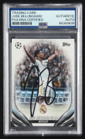 Jude Bellingham Signed 2023-24 Topps UEFA Club Competitions #112 (PSA) at PristineAuction.com