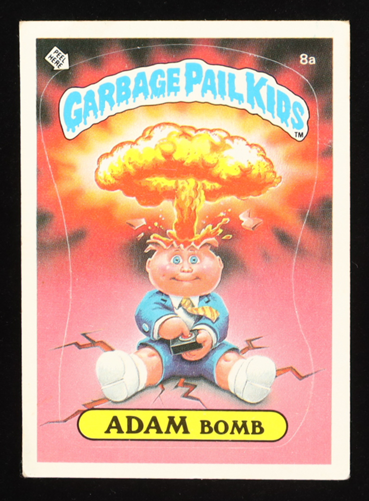 Adam Bomb 1985 Topps Garbage Pail Kids Matte Back #8a at PristineAuction.com Adam Bomb 1985 Topps Garbage Pail Kids Matte Back #8a at PristineAuction.com