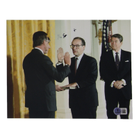 Alan Greenspan Signed 8x10 Photo (Beckett) at PristineAuction.com