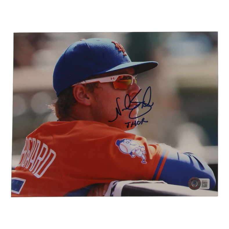 Noah Syndergaard Signed Mets 8x10 Photo Inscribed "Thor" (Beckett) at PristineAuction.com Noah Syndergaard Signed Mets 8x10 Photo Inscribed "Thor" (Beckett) at PristineAuction.com
