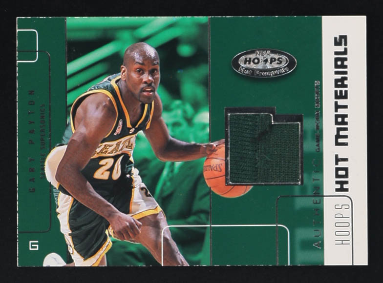 Gary Payton 2002-03 Fleer Hoops Hot Materials Hot Prospects Game-Worn Shorts Memorabilia #HM-GP at PristineAuction.com Gary Payton 2002-03 Fleer Hoops Hot Materials Hot Prospects Game-Worn Shorts Memorabilia #HM-GP at PristineAuction.com