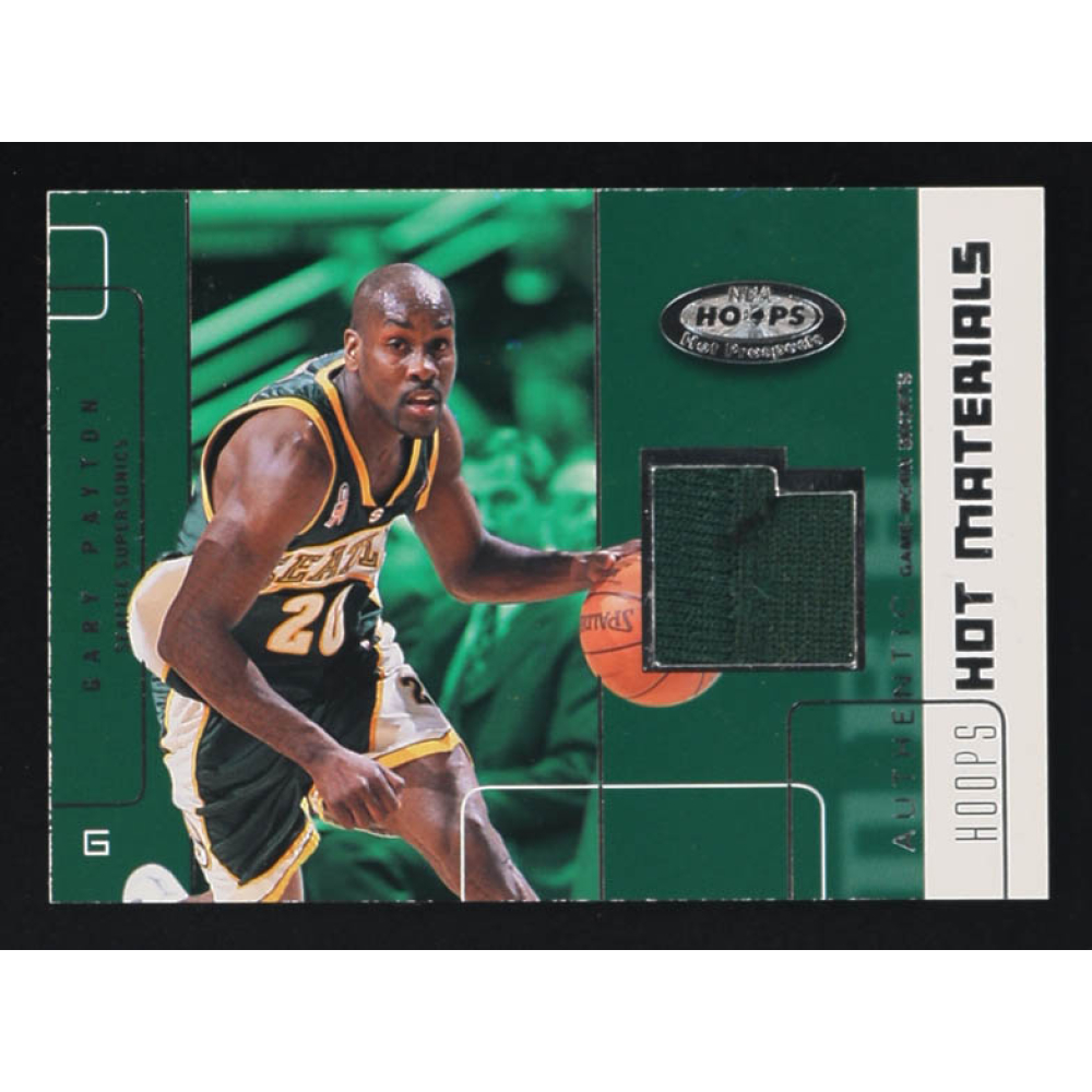 Gary Payton 2002-03 Fleer Hoops Hot Materials Hot Prospects Game-Worn Shorts Memorabilia #HM-GP at PristineAuction.com