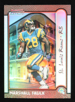 Marshall Faulk 1999 Bowman Chrome Interstate Refractors #48 #079/100 at PristineAuction.com