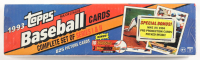1993 Topps Baseball Complete Set of (825) Cards with Derek Jeter #98 RC, Mike Piazza / Brook Fordyce / Carlos Delgado / Donnie Leshnock #701, Nolan Ryan #700 at PristineAuction.com