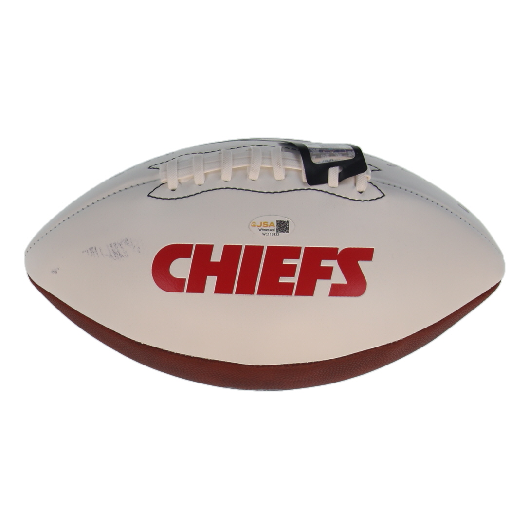 Emmitt Thomas Signed Chiefs Logo Football Inscribed "HOF 08" (JSA) at PristineAuction.com Emmitt Thomas Signed Chiefs Logo Football Inscribed "HOF 08" (JSA) at PristineAuction.com