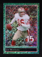 Joe Montana 2025 Leaf 15th Anniversary Gold Leaf Stars '92 Green Shimmer #92B82 #6/6 at PristineAuction.com
