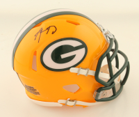 Aaron Rodgers Signed Packers Speed Mini Helmet (Fanatics) at PristineAuction.com