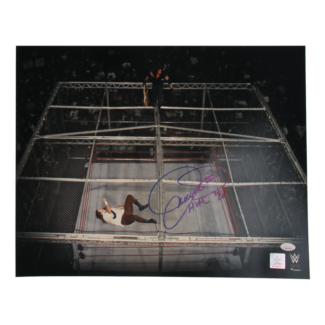 Mick Foley Signed WWE 16x20 Photo Inscribed "HIAC '98" (JSA) at PristineAuction.com Mick Foley Signed WWE 16x20 Photo Inscribed "HIAC '98" (JSA) at PristineAuction.com