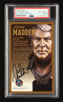 John Madden Signed LE 2006 Hall Of Fame Postcard (PSA) at PristineAuction.com