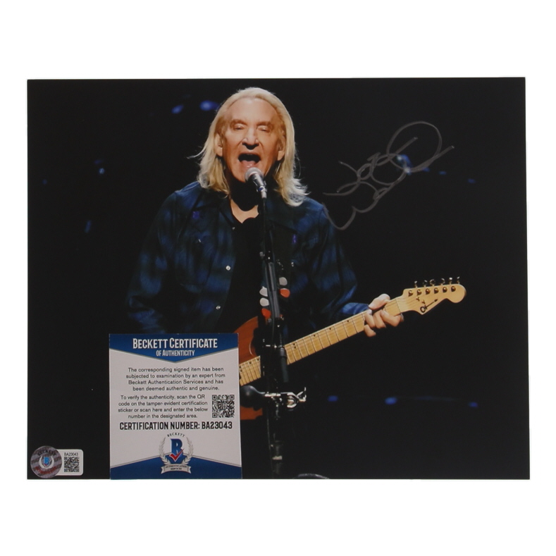 Joe Walsh Signed 8x10 Photo (Beckett) at PristineAuction.com Joe Walsh Signed 8x10 Photo (Beckett) at PristineAuction.com