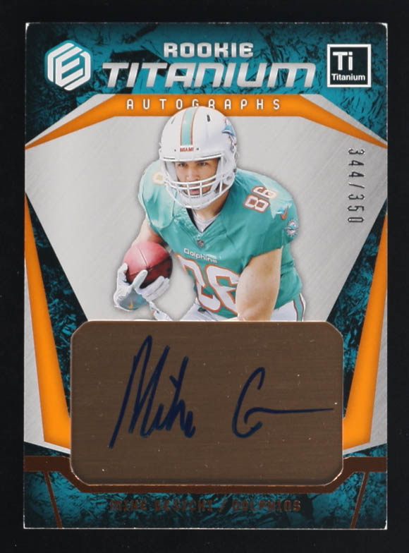 Mike Gesichi 2018 Panini Elements Rookie Titanium Autographs #RTA-17 RC #344/350 at PristineAuction.com Mike Gesichi 2018 Panini Elements Rookie Titanium Autographs #RTA-17 RC #344/350 at PristineAuction.com