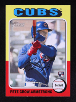 Pete Crow-Armstrong 2024 Topps Heritage #177 RC at PristineAuction.com