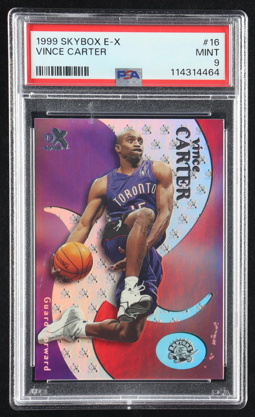 Vince Carter 1999-00 E-X #16 (PSA 9) at PristineAuction.com Vince Carter 1999-00 E-X #16 (PSA 9) at PristineAuction.com