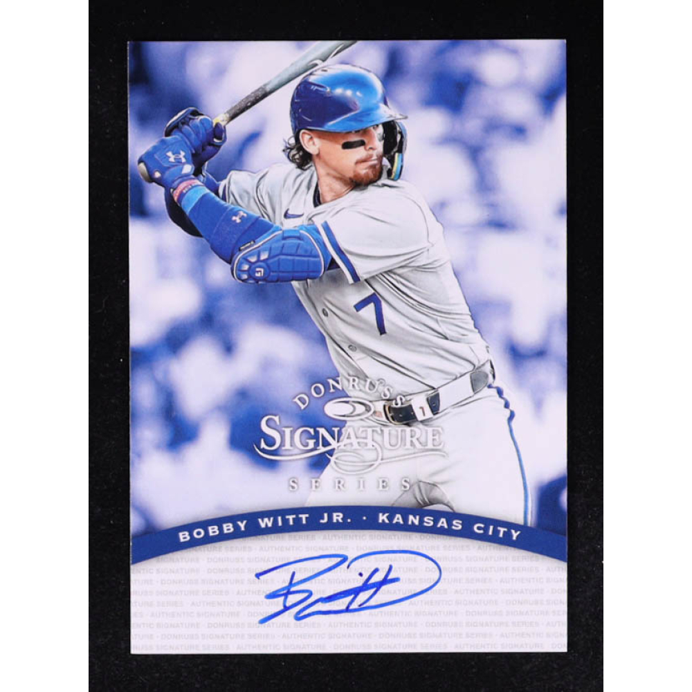 Bobby Witt Jr. 2025 Donruss Retro '97 Donruss Signature Series Autographs #11 at PristineAuction.com