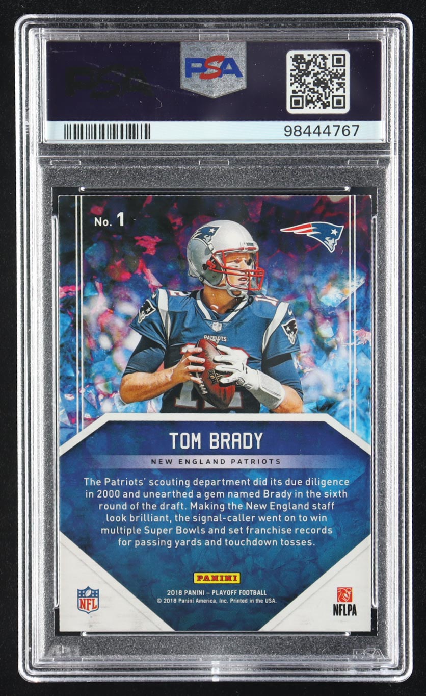 Tom Brady 2018 Playoff Hidden Gems #1 (PSA 8) at PristineAuction.com Tom Brady 2018 Playoff Hidden Gems #1 (PSA 8) at PristineAuction.com