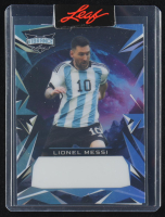 Lionel Messi Leaf Vibrance #1/1 Pre-Production Unsigned Proof at PristineAuction.com