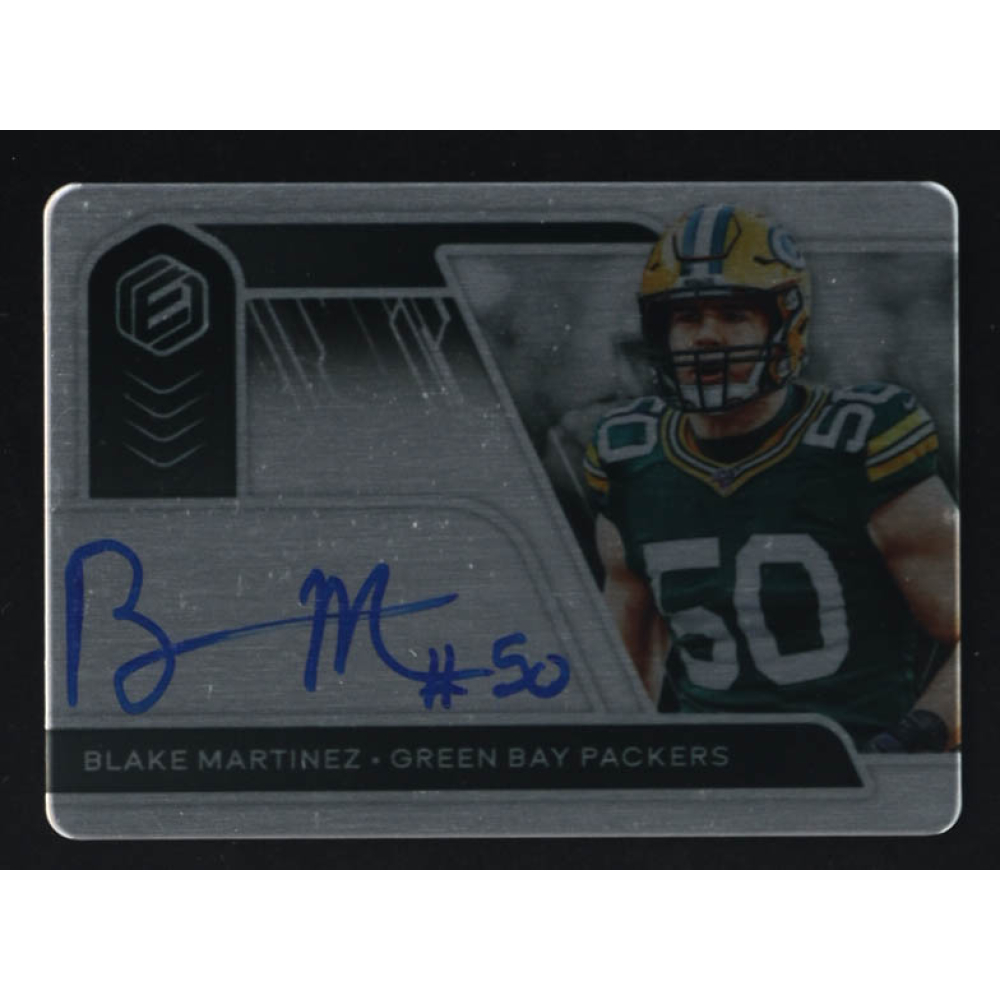 Blake Martinez 2020 Panini Steel Signatures Elements Autographs #SS-BM #33/199 at PristineAuction.com