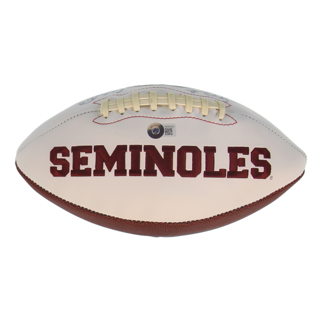 Jameis Winston, Chris Weinke, & Charlie Ward Signed Florida State Seminoles Logo Football (Beckett) at PristineAuction.com Jameis Winston, Chris Weinke, & Charlie Ward Signed Florida State Seminoles Logo Football (Beckett) at PristineAuction.com