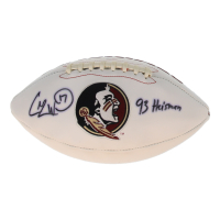 Charlie Ward Signed Florida State Seminoles Logo Football Inscribed "93 Heisman" (PSA) at PristineAuction.com