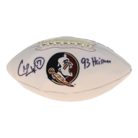 Charlie Ward Signed Florida State Seminoles Logo Football Inscribed "93 Heisman" (PSA) at PristineAuction.com