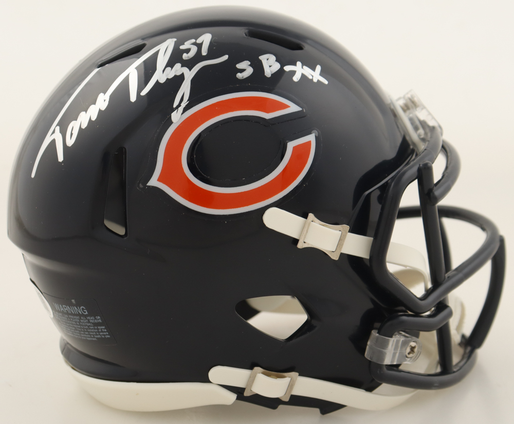 Tom Thayer Signed Bears Speed Mini Helmet Inscribed "SBXX" (JSA) at PristineAuction.com Tom Thayer Signed Bears Speed Mini Helmet Inscribed "SBXX" (JSA) at PristineAuction.com