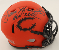 Dan Hampton Signed Bears Rave Alternate Speed Mini Helmet Inscribed "HOF 2002" (JSA) at PristineAuction.com