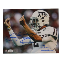 Johnny Manziel Signed Texas A&M Aggies 8x10 Photo Inscribed "$ Money Manziel" (JSA) at PristineAuction.com