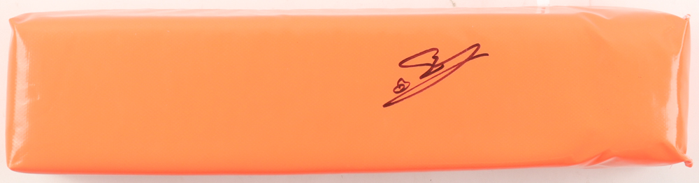 Terrel Bernard Signed Endzone Pylon (JSA) at PristineAuction.com Terrel Bernard Signed Endzone Pylon (JSA) at PristineAuction.com