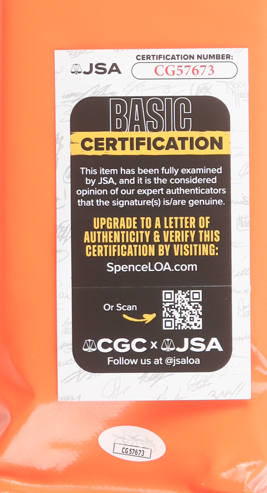 Terrel Bernard Signed Endzone Pylon (JSA) at PristineAuction.com Terrel Bernard Signed Endzone Pylon (JSA) at PristineAuction.com