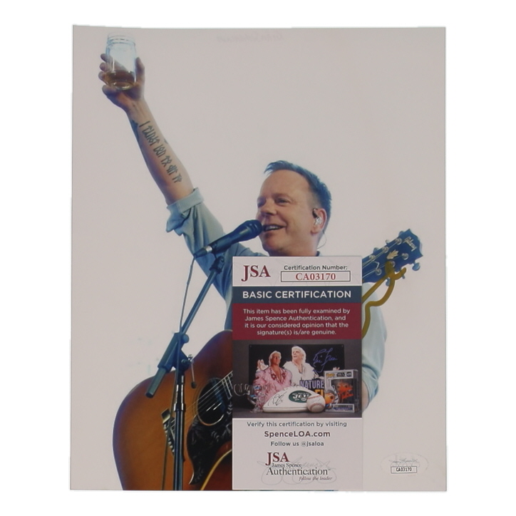 Kiefer Sutherland Signed 8x10 Photo (JSA) at PristineAuction.com Kiefer Sutherland Signed 8x10 Photo (JSA) at PristineAuction.com