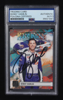 Denny Hamlin Signed 2024 Panini Race Kings Donruss Racing #199 (PSA) at PristineAuction.com
