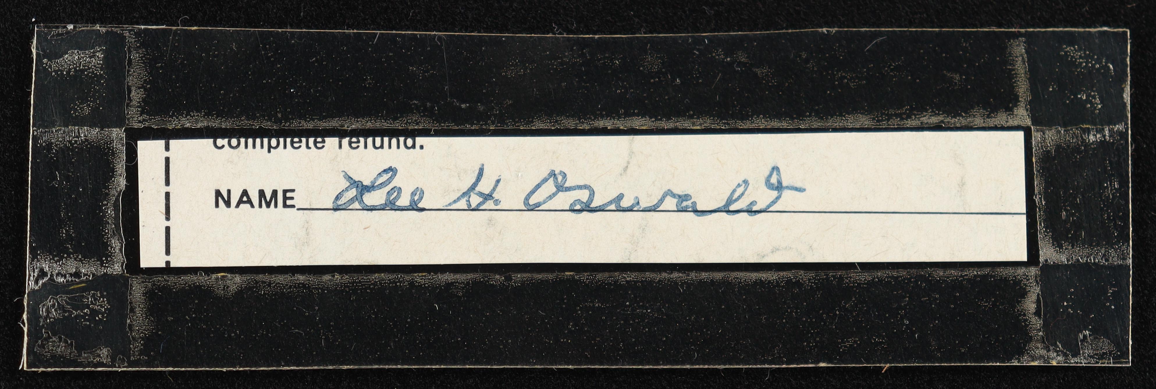 Lee Harvey Oswald Signed Cut (Beckett) at PristineAuction.com Lee Harvey Oswald Signed Cut (Beckett) at PristineAuction.com