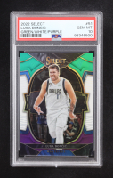 Luka Doncic 2022-23 Select Prizms Green White Purple #51 (PSA 10) at PristineAuction.com
