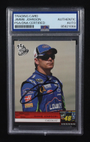 Jimmie Johnson Signed 2008-09 Press Pass Checklist #64 (PSA) at PristineAuction.com