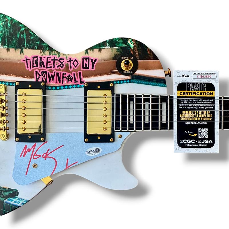 Machine Gun Kelly Signed Custom Les Paul Guitar (JSA) at PristineAuction.com Machine Gun Kelly Signed Custom Les Paul Guitar (JSA) at PristineAuction.com