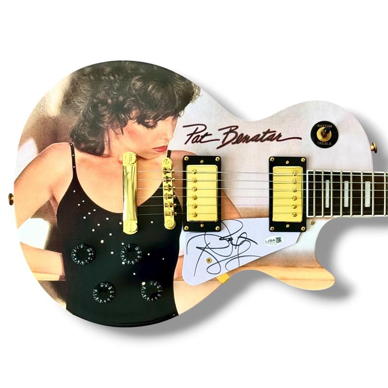 Pat Benatar Signed "Crimes Of Passion" Custom Les Paul Guitar (JSA) at PristineAuction.com Pat Benatar Signed "Crimes Of Passion" Custom Les Paul Guitar (JSA) at PristineAuction.com
