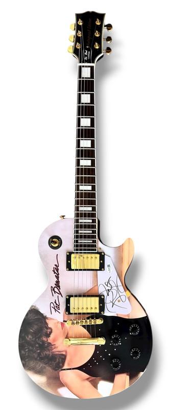 Pat Benatar Signed "Crimes Of Passion" Custom Les Paul Guitar (JSA) at PristineAuction.com Pat Benatar Signed "Crimes Of Passion" Custom Les Paul Guitar (JSA) at PristineAuction.com