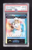 Justin Herbert 2020 Panini Contenders Rookie of the Year Contenders #14 RC (PSA 10) at PristineAuction.com