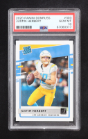 Justin Herbert 2020 Donruss Rated Rookie #303 RC (PSA 10) at PristineAuction.com