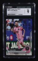 Lionel Messi 2025 Topps Now MLS #60 (CGC 9) at PristineAuction.com