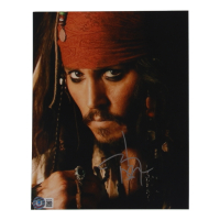 Johnny Depp Signed "Pirates of the Caribbean" 8x10 Photo (Beckett) at PristineAuction.com