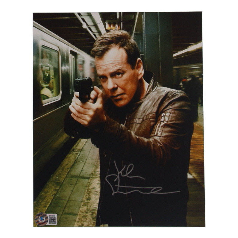 Kiefer Sutherland Signed "24" 8x10 Photo (Beckett) at PristineAuction.com Kiefer Sutherland Signed "24" 8x10 Photo (Beckett) at PristineAuction.com