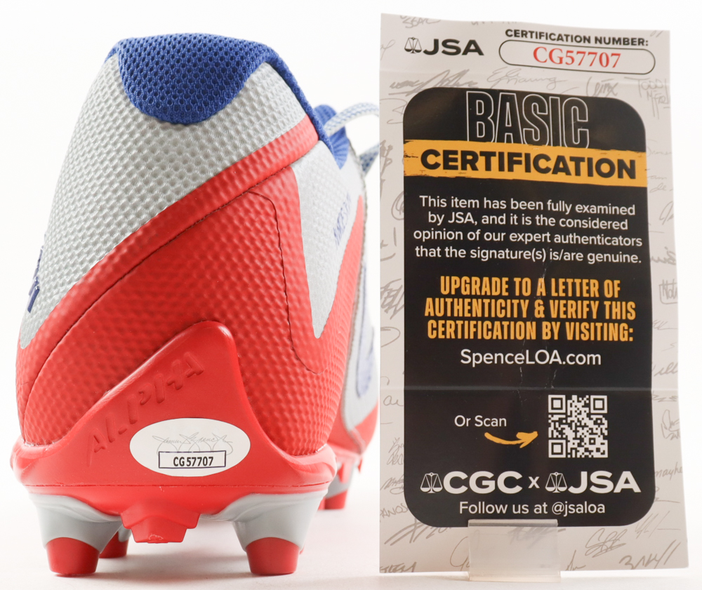 Matt Prater Signed Nike Football Cleat (JSA) at PristineAuction.com Matt Prater Signed Nike Football Cleat (JSA) at PristineAuction.com