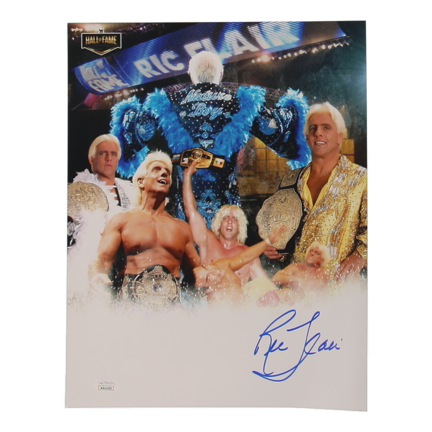 Ric Flair Signed WWE 11x14 Photo (JSA) at PristineAuction.com Ric Flair Signed WWE 11x14 Photo (JSA) at PristineAuction.com